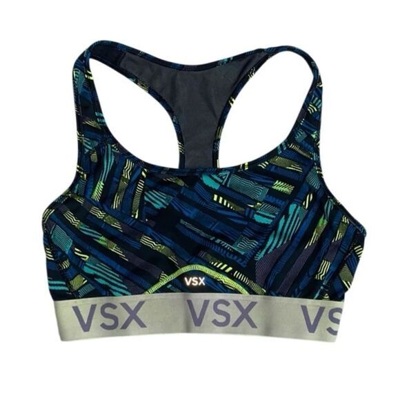 VSX Other - Victoria’s Secret VSX Geometric Print Racerback Sports‎ Bra Size Size Small
